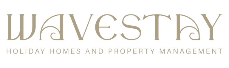 Wavestay logo Horizontal Sand